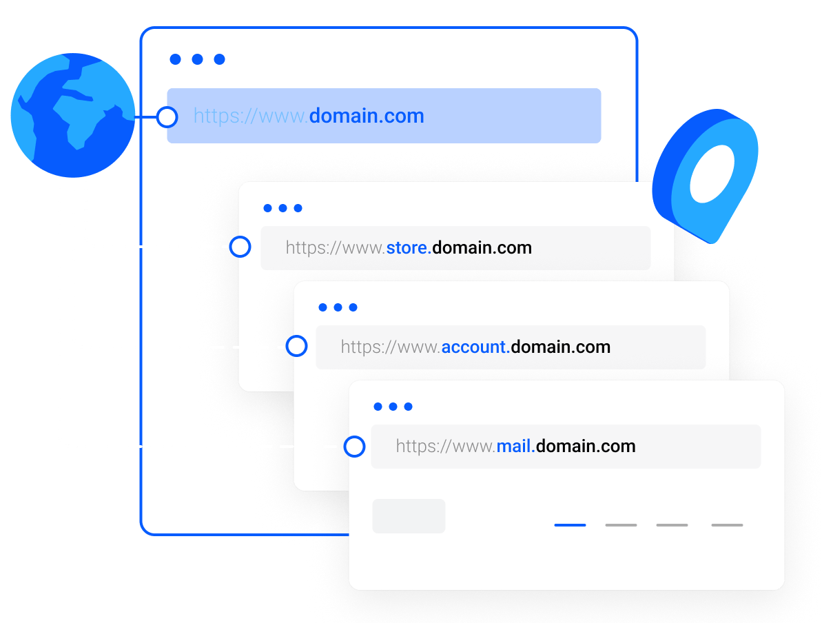 Domain Transfer - Free and unlimited subdomains