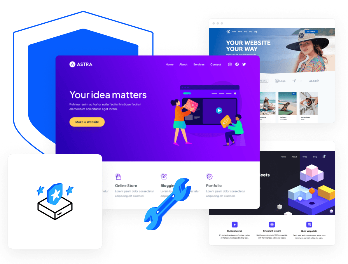 Website Security - Provides comprehensive website security